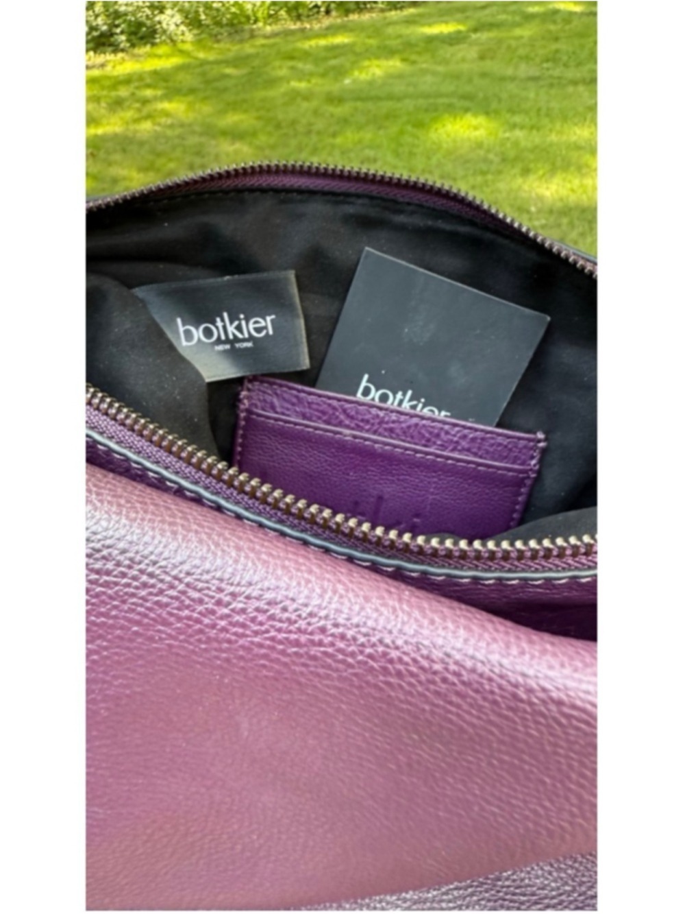 Botkier New York Moto Leather Satchel – Winter Purple - Picture 4 of 16